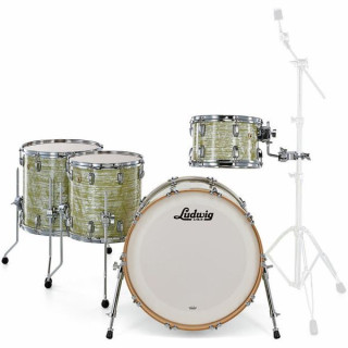 Барабанная установка Ludwig Classic Maple 4pcs Olive Pearl Ludwig Classic Maple 4pcs Olive Pearl
