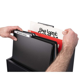 Великолепный набор разделителей для виниловых пластинок, черный Glorious Vinyl LP Divider Set Black