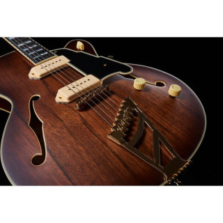 Полуакустическая гитара DAngelico Deluxe 59 Satin Brown Burst DAngelico Deluxe 59 Satin Brown Burst