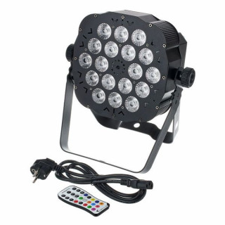 Прожектор Stairville Tri Flat PAR Profile 18x3W 25° Набор №506086 Stairville Tri Flat PAR Profile 18x3W 25° Bundle №506086