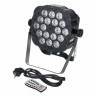 Прожектор Stairville Tri Flat PAR Profile 18x3W 25° Набор №506086 Stairville Tri Flat PAR Profile 18x3W 25° Bundle №506086