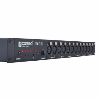 Двойной DMX-разветвитель/усилитель Cameo SB 6 Cameo  SB 6 Dual DMX Splitter/Booster