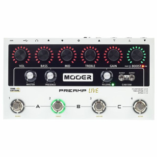 Микропроцессорный предусилитель Mooer в режиме реального времени Mooer Micro Preamp Live