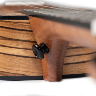 Концертная гавайская гитара Cascha из дерева Зебра Cascha Concert Ukulele Zebra Wood