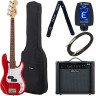 Squier Mini P Bass Дакота Ред Набор №579617 Squier Mini P Bass Dakota Red Bundle №579617