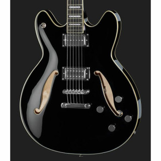 Полуакустическая гитара Hagstrom Viking Deluxe Baritone BK Hagstrom Viking Deluxe Baritone BK