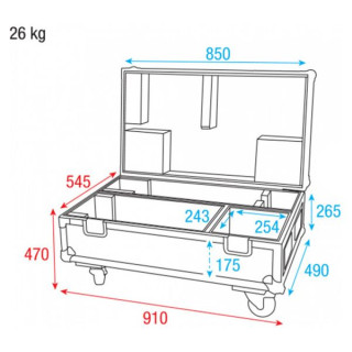 Showtec Flightcase для Followspot 120 Вт Showtec Flightcase for Followspot 120W