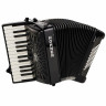 Hohner Bravo II 48 черный бесшумный ключ Hohner Bravo II 48 Black silent key