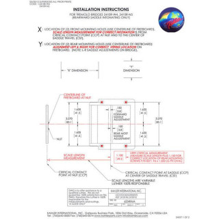Тремоло Kahler 2410R-W4 Bass Tremolo CH Kahler 2410R-W4 Bass Tremolo CH