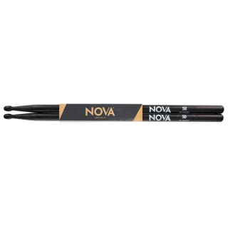 Vic Firth 5BB Гикори Нова из черного дерева Vic Firth 5BB Hickory Nova Black Wood