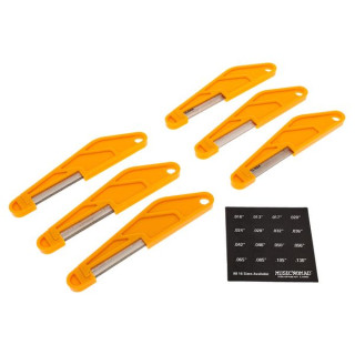 Набор напильников MusicNomad с алмазным покрытием порожек MusicNomad Diamond Coated Nut File Set