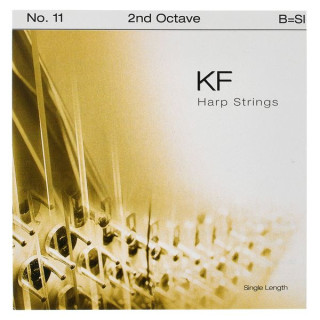 Смычковая марка KF 2-я струна арфы B №11 Bow Brand KF 2nd B Harp String No.11
