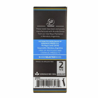 Трость для саксофона Gonzalez Local 627 Jazz Baritone 2.5 Gonzalez Local 627 Jazz Baritone 2.5