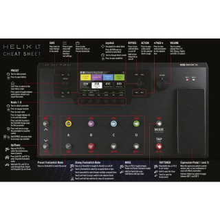 Гитарный процесс Line6 Helix LT. Бдл 1 Line6 Helix LT Guitar Process. Bdl 1