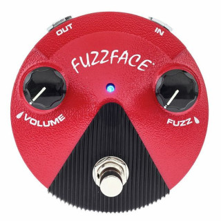 Педаль эффектов Dunlop Germanium Fuzz Face Mini Red Dunlop Germanium Fuzz Face Mini Red