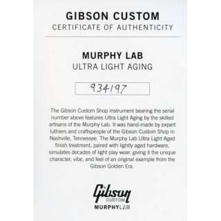 Электрогитара Gibson Les Paul 59 HPT TS #1