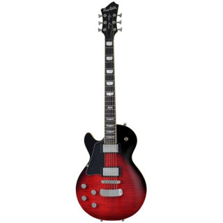 Hagstrom Супер Швеция Кримсон Флэйм ЛХ Hagstrom Super Swede Crimson Flame LH