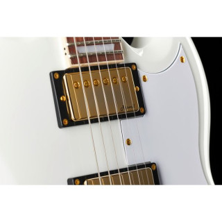 Harley Benton DC-Изготовленный на заказ белый Harley Benton DC-Custom White