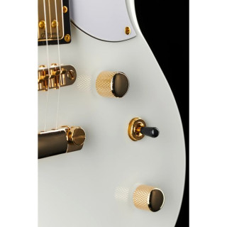 Harley Benton DC-Изготовленный на заказ белый Harley Benton DC-Custom White