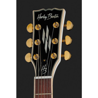 Harley Benton DC-Изготовленный на заказ белый Harley Benton DC-Custom White