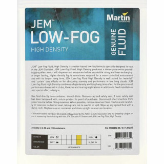 Martin by Harman JEM с низким уровнем запотевания 5 л высокой плотности Martin by Harman JEM Low-Fog 5l High Density