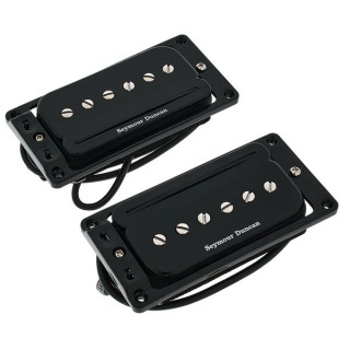 Комплект P-образных направляющих Seymour Duncan SHPR-1S плоский BK Seymour Duncan SHPR-1S P-Rail Set Flat BK