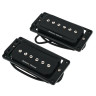 Комплект P-образных направляющих Seymour Duncan SHPR-1S плоский BK Seymour Duncan SHPR-1S P-Rail Set Flat BK