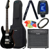 Электрогитара Harley Benton Fusion-III HH EB BK Bundle №530244 (Комплект)