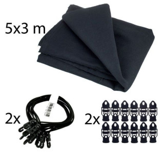 Сценический занавес Stairville Euro Curtain 320g/m² Cut 5x3m Набор №475966 Stairville Euro Curtain 320g/m² Cut 5x3m Bundle №475966