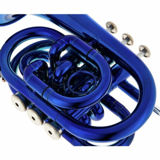 Thomann TR 25 Bb-Карманная труба синего цвета Thomann TR 25 Bb-Pocket Trumpet Blue
