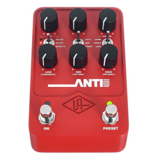 Универсальный аудио усилитель UAFX ANTI 1992 с высоким коэффициентом усиления Universal Audio UAFX ANTI 1992 High Gain Amp