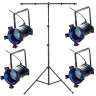 4x Stairville LED PAR 36 Alu BK Набор №115426 4x Stairville LED PAR 36 Alu BK Bundle №115426