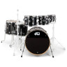 Барабанная установка DW Finish Ply Fusion Black Ice DW Finish Ply Fusion Black Ice