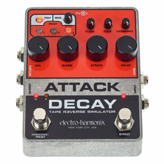 Обратная симуляция ленты Electro Harmonix Attack Decay. Electro Harmonix Attack Decay Tape Reverse Sim.