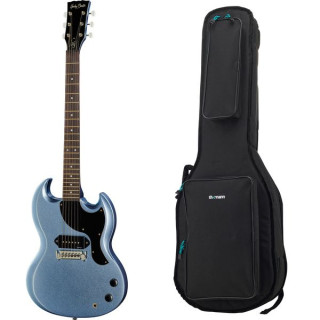 Электрогитара Harley Benton DC-60 Junior Pelham Blue Bundle №541329 (Комплект)