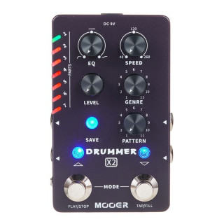 Стереофонический барабанщик Mooer X2 Mooer Stereo Drummer X2