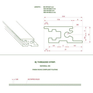 Tiptop Audio Z-Rails 84 л.с. Серебристый Tiptop Audio Z-Rails 84HP Silver