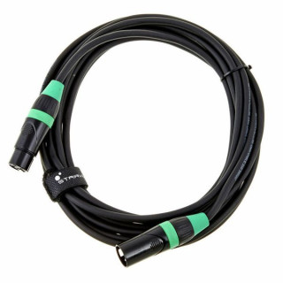 Кабель Stairville PDC3CC DMX 5,0 м 3-контактный Stairville PDC3CC DMX Cable 5,0 m 3 pin