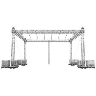 Глобальный Трус DPR Двойной Уклон Крыша 10x8м Global Truss DPR Double Pitch Roof 10x8m