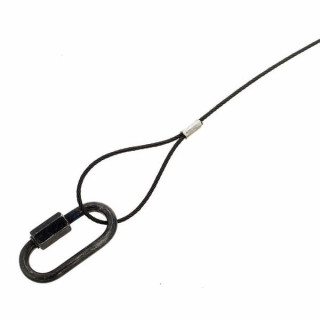 Набор страховочных тросов Stairville Safety Set 60cm/1,5mm Bk 10pcs Stairville Safety Set 60cm/1,5mm Bk 10pcs