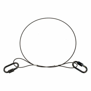 Набор страховочных тросов Stairville Safety Set 60cm/1,5mm Bk 10pcs Stairville Safety Set 60cm/1,5mm Bk 10pcs