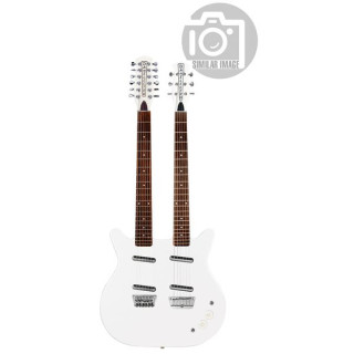 Двойной воротник Danel Electro 612 Белый Danelectro Doubleneck 612 White