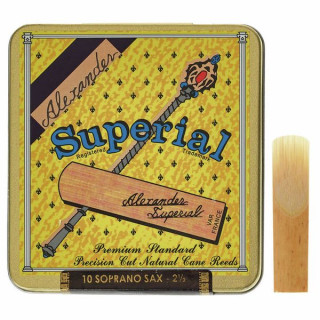 Трости для саксофона Alexander Reeds Superial Soprano 2.5 Alexander Reeds Superial Soprano 2.5