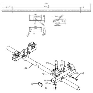 Глобал Трасс ПреРиг Лоубар 3000 Global Truss PreRig Lowbar 3000