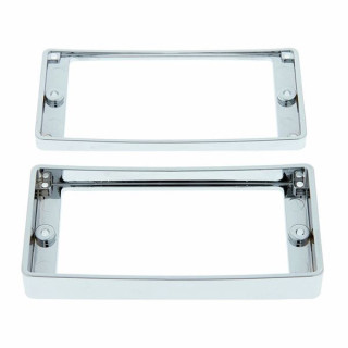 Набор рамок для звукоснимателей Allparts Humbucker Ring Set Curved CH