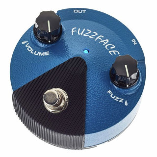 Педаль эффектов Dunlop Silicon Fuzz Face Mini Blue Dunlop Silicon Fuzz Face Mini Blue