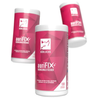 Чистящие салфетки Hörluchs auriFIX 100 Hörluchs auriFIX cleaning cloths 100