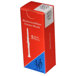 Трость для кларнета AW Reeds 411 Bass Clarinet Boehm 3.5 AW Reeds 411 Bass Clarinet Boehm 3.5