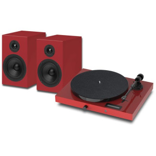 Музыкальный автомат Pro-Ject E1 HiFi Set красный Pro-Ject Juke Box E1 HiFi Set red