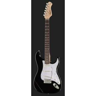 Стандартная серия Harley Benton ST-20 BK Набор №644851 Harley Benton ST-20 BK Standard Series Bundle №644851